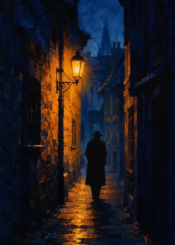夜眼街灯 封面 夜眼街灯封面,悬疑题材夜读作品,作者林夜行
